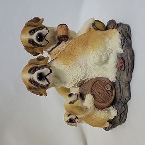 St Bernard Resin Music Box, Bethoven's 5th Symphony